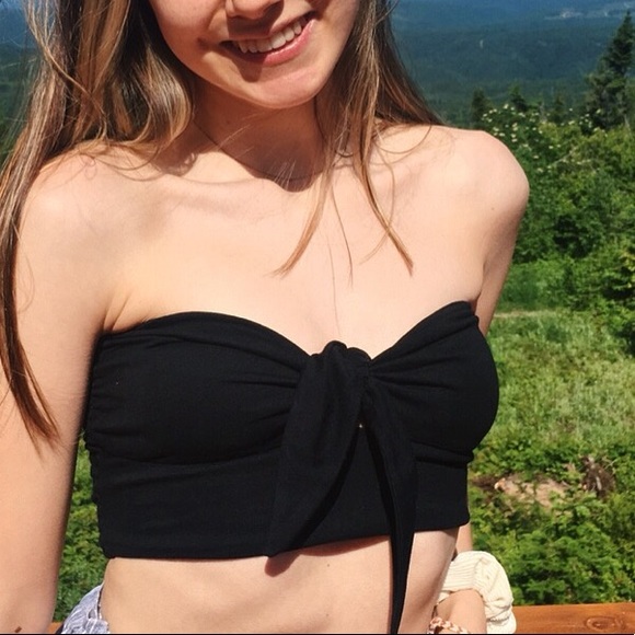 (Black) Wilfred Daveney Tube Top Aritzia - Picture 2 of 3